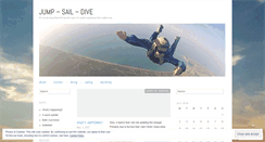 Desktop Screenshot of jumpsaildive.com